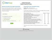 Tablet Screenshot of demo.healthepayment.com